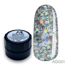Akinami Glitter Gel 01, 5гр