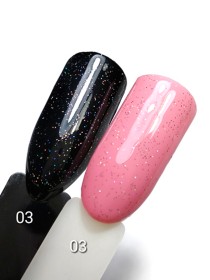 Топ для гель-лака без липкого слоя Akinami Glitter Top Gel 3, 9 мл